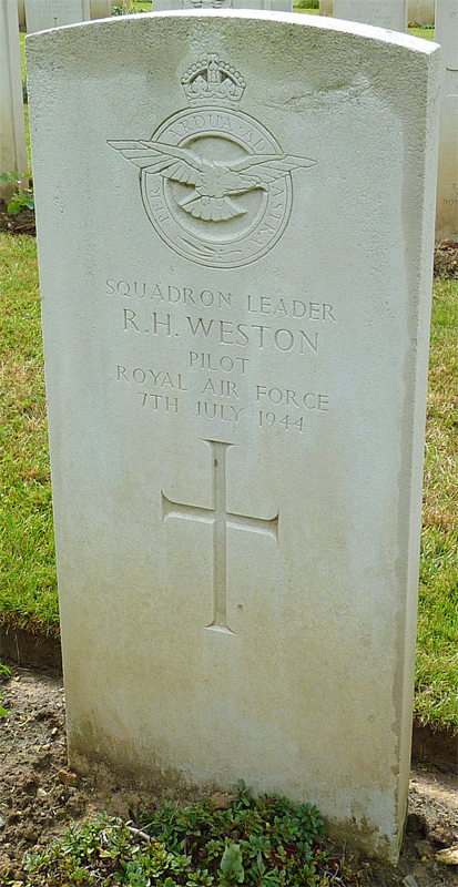 S/Ldr Ralph Henry Weston<br/><br /><br />died July 7th, 1944